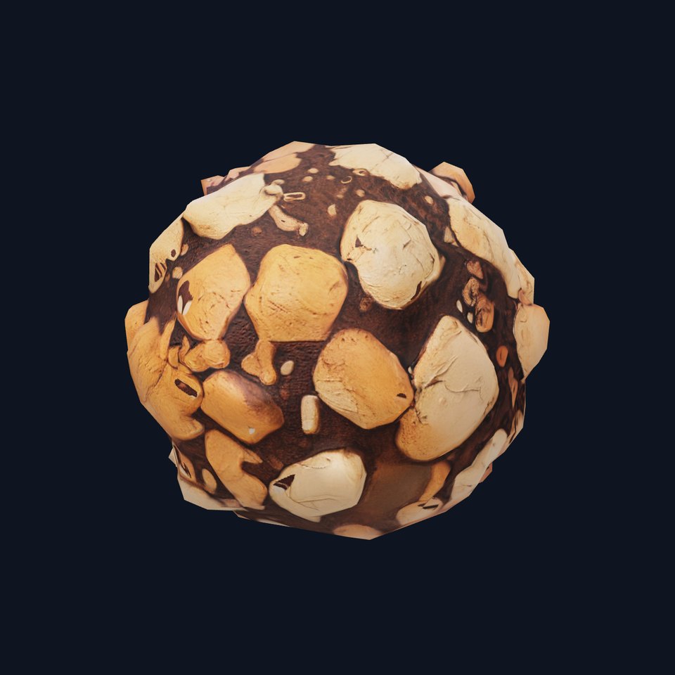 Rock Terrain Spherical model pack